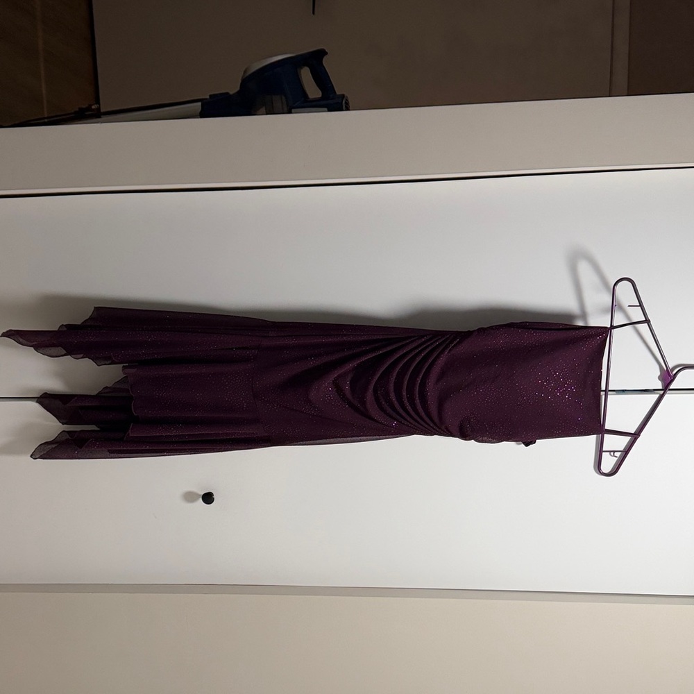City Triangles Sparkling Plum Dress
